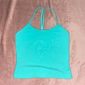 Teal lululemon tank top